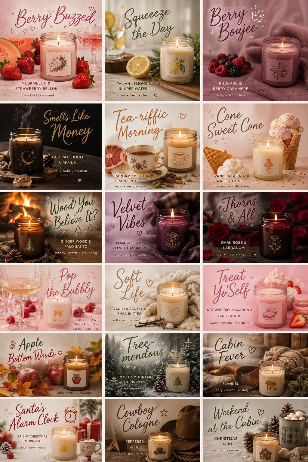 Hand-Poured Coconut Soy Candle – 6 oz