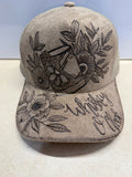 Whiskey O'clock Hand Burned Custom Tucker Hat