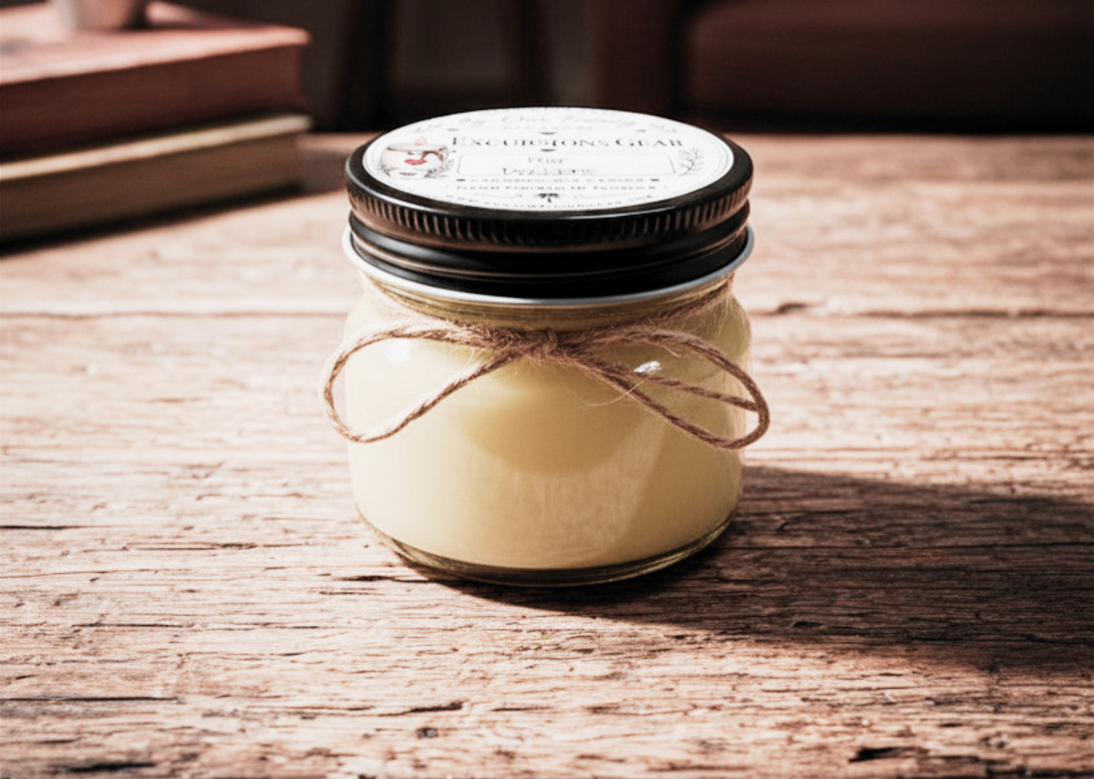Hand-Poured Coconut Soy Candle – 6 oz
