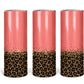 Coral with Leopard 20oz Tumbler