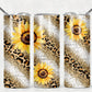Sunflower/ Leopard 20oz Tumbler
