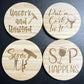 Funny 4" Coasters